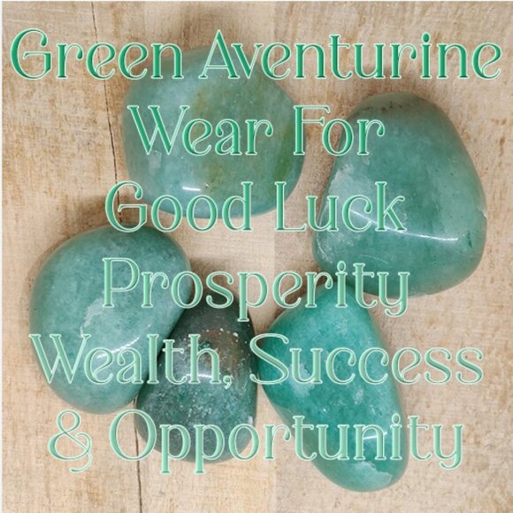 Green Aventurine Gemstones: Wear this Stone for Prosperity, Success & Good Luck - Picture 1 of 8